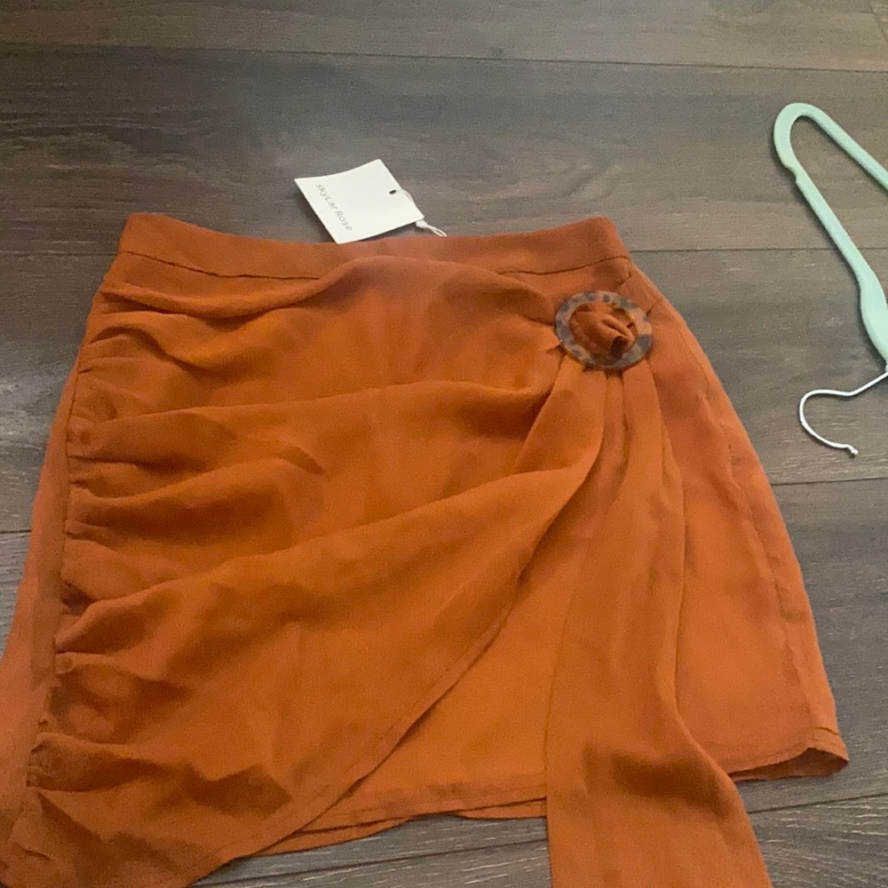 Orange skirt